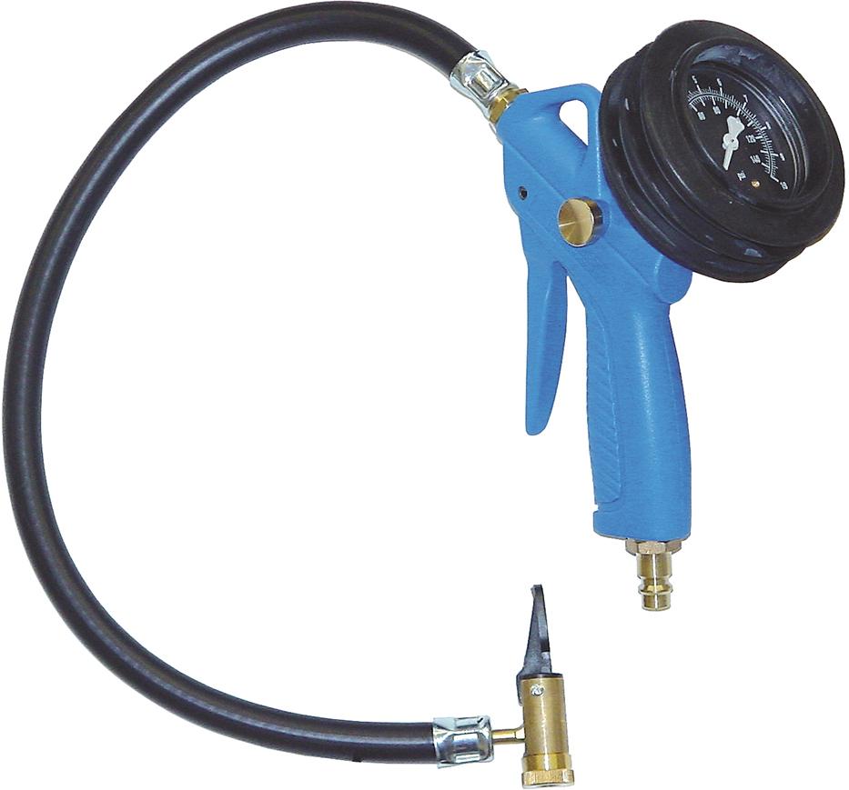 Pistolet de gonflage de pneus non calib. 0-10bar p. de lev. pneulight