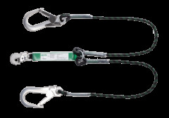 Longe double À  absorbeur corde tressée PIRUS 1,3 m