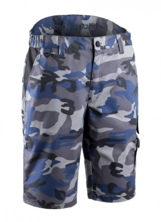 KAMMO Bermuda Camouflage Bleu Gris taille 00L