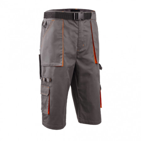 Bermuda long PADDOCK II gris-orange 2XL