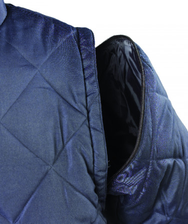 Blouson CHOUKA SLEEVE  bleu marine T.L