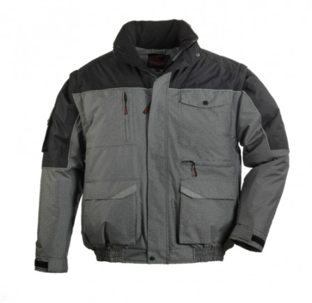 Blouson Multipoches RIPSTOPgris/noir XL