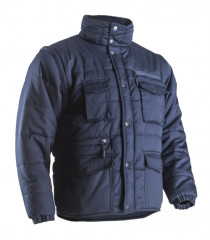 Blouson POLENA SLEEVE coton/polyes bleu, XL