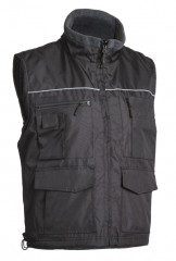 Gilet CARISTE noir réversible L