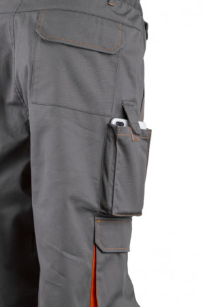 Pantalon PADDOCK II gris-orange M