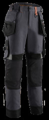 CRISTOBAL II Pantalon Anthracite-Citrouille taille L