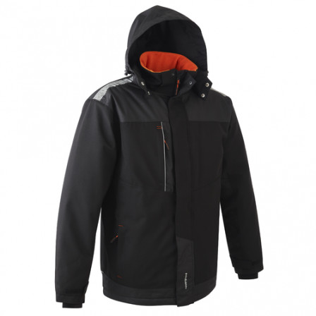 TAMIA Parka Softshell Noir Citrouille taille L