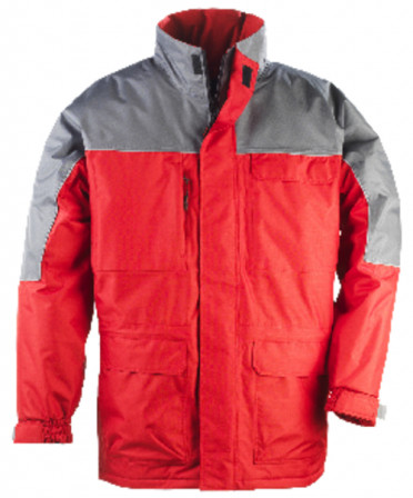 Parka RIPSTOP red/grey, XXL