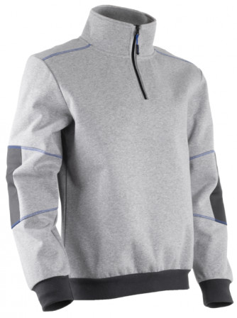 ORCKA Pull Softshell Gris chiné clair taille 2XL