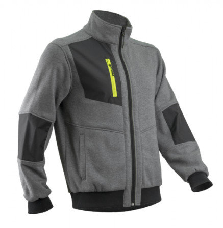 Veste thermique MIKAN gris chiné S.XL