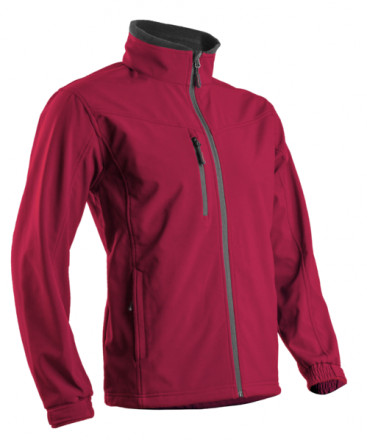 VESTE YANG SOFTSHELL II ROUGE S.S