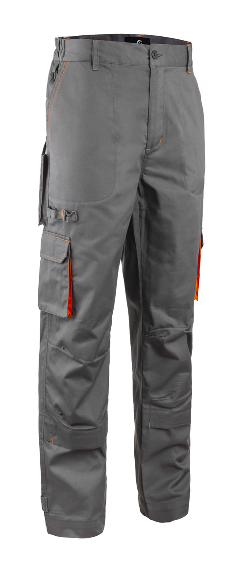 Pantalon PADDOCK II gris-orange M