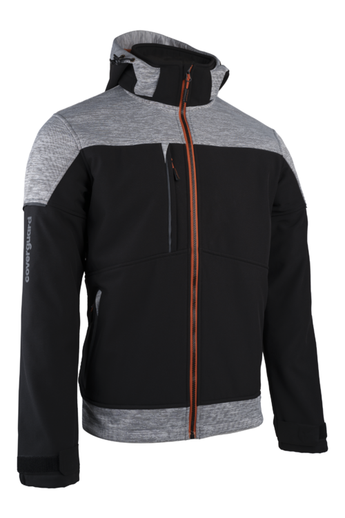 BANJO Veste Softshell GRS Noire/Citrouille taille 2XL