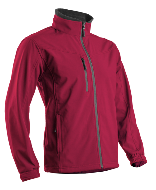VESTE YANG SOFTSHELL II ROUGE S.2XL