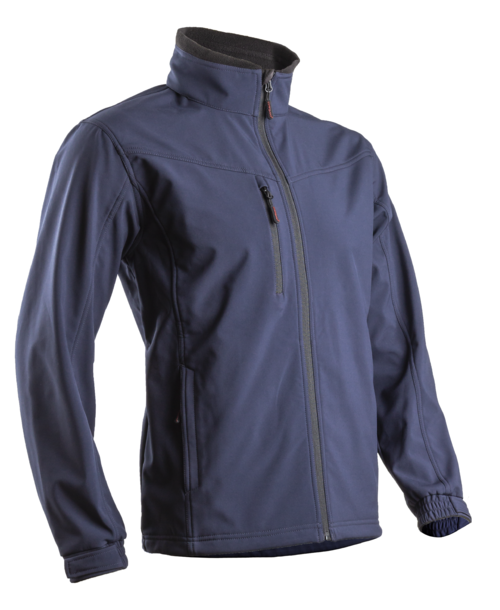 VESTE YANG SOFTSHELL II BLEU S.2XL