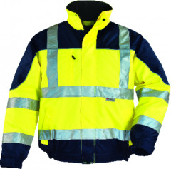 AIRPORT Blouson hiviz  Jaune/Marine, 3M, L classe 2