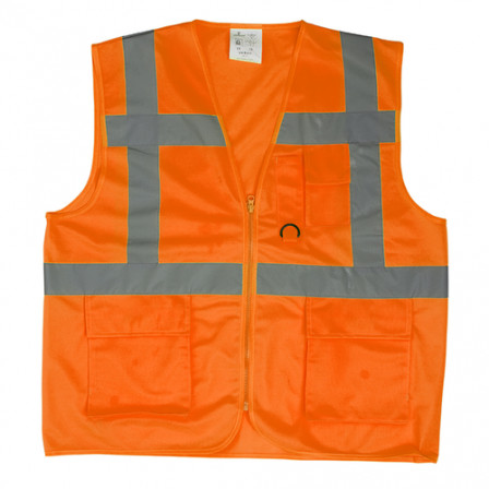 Gilet Hi-viz Yard multi fonction orange XL classe 2