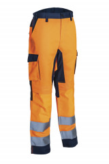 HIBANA Pantalon Orange HV Marine taille 00L