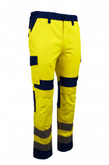 HIBANA II Pantalon Jaune HV Marine taille L