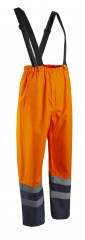 HYDRA Pantalon de pluie Orange HV Marine taille 00L