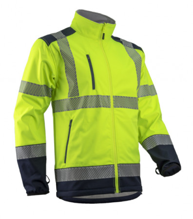 Veste KAZAN SOFTSHELL , Jaune HV S.4XL