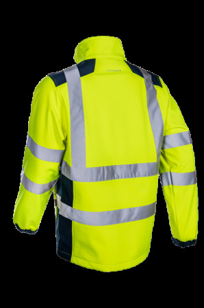 KANPA Veste softshell Jaune HV Marine taille 00L