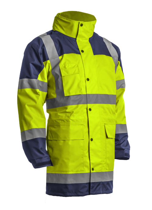 HYDRA Veste de pluie Jaune HV Marine taille 00L