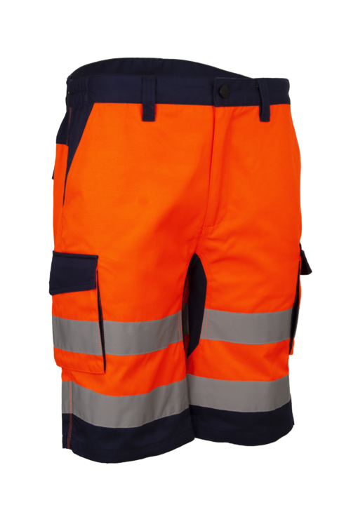 HIBANA Bermuda Orange HV Marine taille 2XL