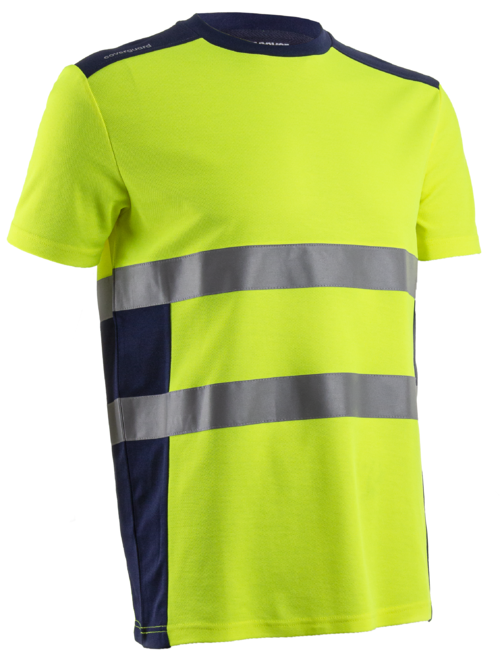 NEKKI T-shirt Manches courtes Jaune HV Marine taille 4XL