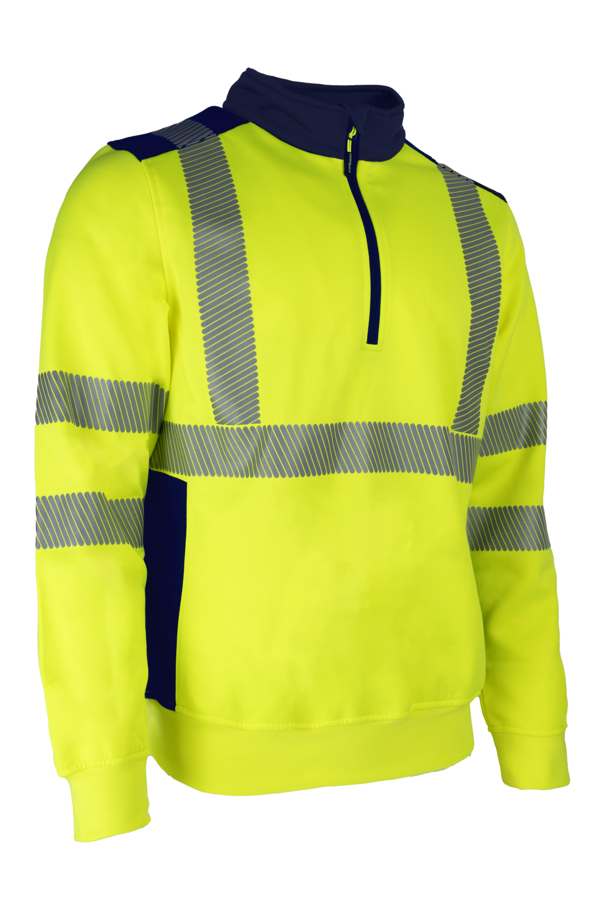 FRISS Sweat thermique Jaune HV Marine taille 2XL