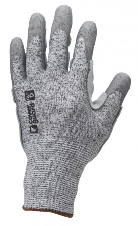 Gants EUROCUT STRONG P110 CUT D. CHALEUR HPPE PU CUIR T11