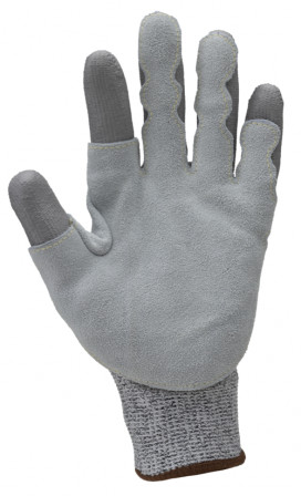 Gants EUROCUT STRONG P110 CUT D. CHALEUR HPPE PU CUIR T11