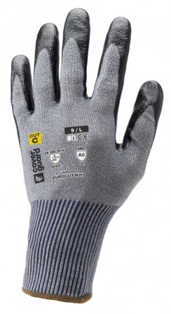 Gants EUROCUT N313 CUT C. HPPE J13 gris end.nitr.tactile T10