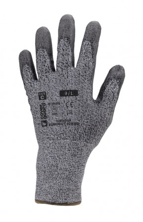 Gants EUROCUT 1CRAG CUT C. gris J13 end. PU gris T7