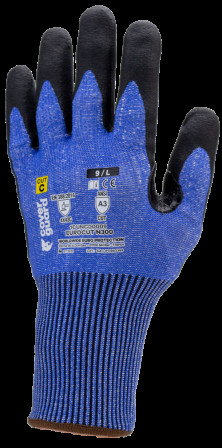 Gants EUROCUT N300 CUT C. HPPE J13 micro mousse nitrile T7