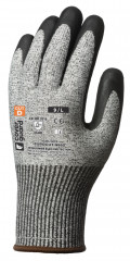 Gants EUROCUT N560 CUT D. HPPE J13 end. Nitr. Noir T10