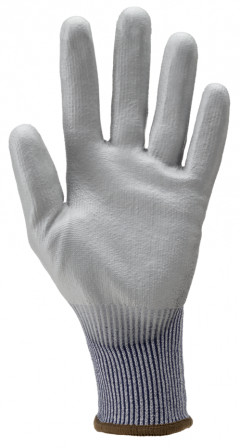 Gants EUROCUT P313 CUT C. HPPE J18 gris end.PU.tactile T8