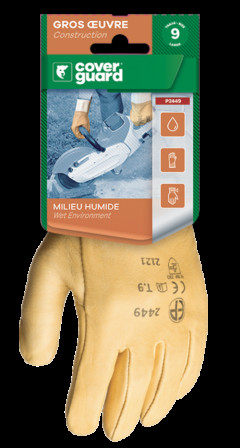 Gants EUROSTRONG 2450 fleur vach. Hydrof. Prot. art T10