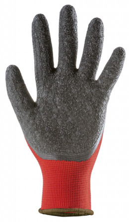 Gants EUROLITE 13L850 J13 PE rouge J13 end. latex noir T7