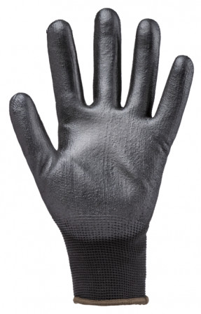 Gants EUROLITE 13P110 J13 PE noir end. PU noir T6