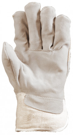 Gants docker EUROSTRONG 150 croute vachette sup.blanc T10