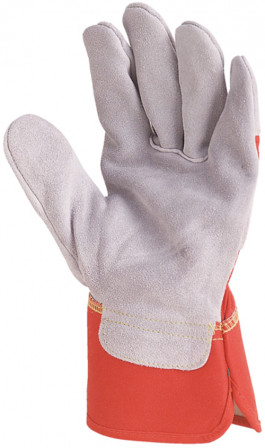Gants docker EUROSTRONG 155 croute sup. gris rouge T11