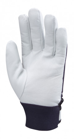 Gants EUROSTRONG 860 fleur caprin toile bleu velcro T8