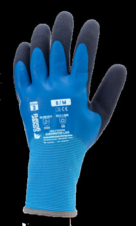 Gants EUROWINTER L200 J13 PE dble end. latex doublé T11