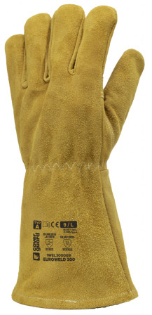 Gants EUROWELD 300 croute vachette orange doré, T9
