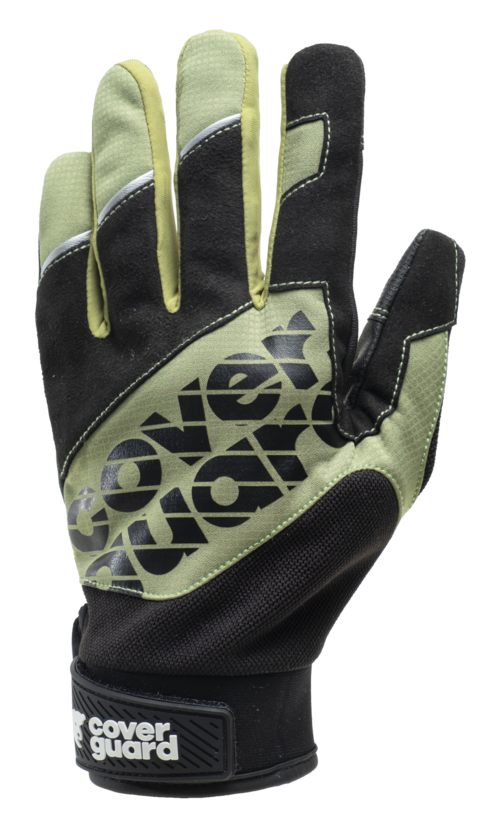 Gants  EUROLITE MX200 mécanique dextérité, noir vert T10