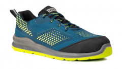 Chaussure MILERITE S1P Basse Bleu/Vert/Jaune T.44