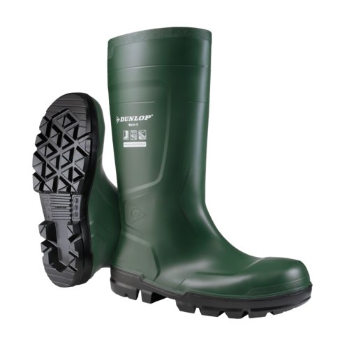 DUNLOP WORKIT SAFETY S5 Botte Sécu PVC vert P44 (NB2KL01)