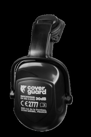COQUILLES ANTI-BRUIT MX300 - ADAPTABLE CASQUE SECU - 30DB