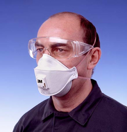 Masque FFP3 pliable avec soupape (boite de 10)